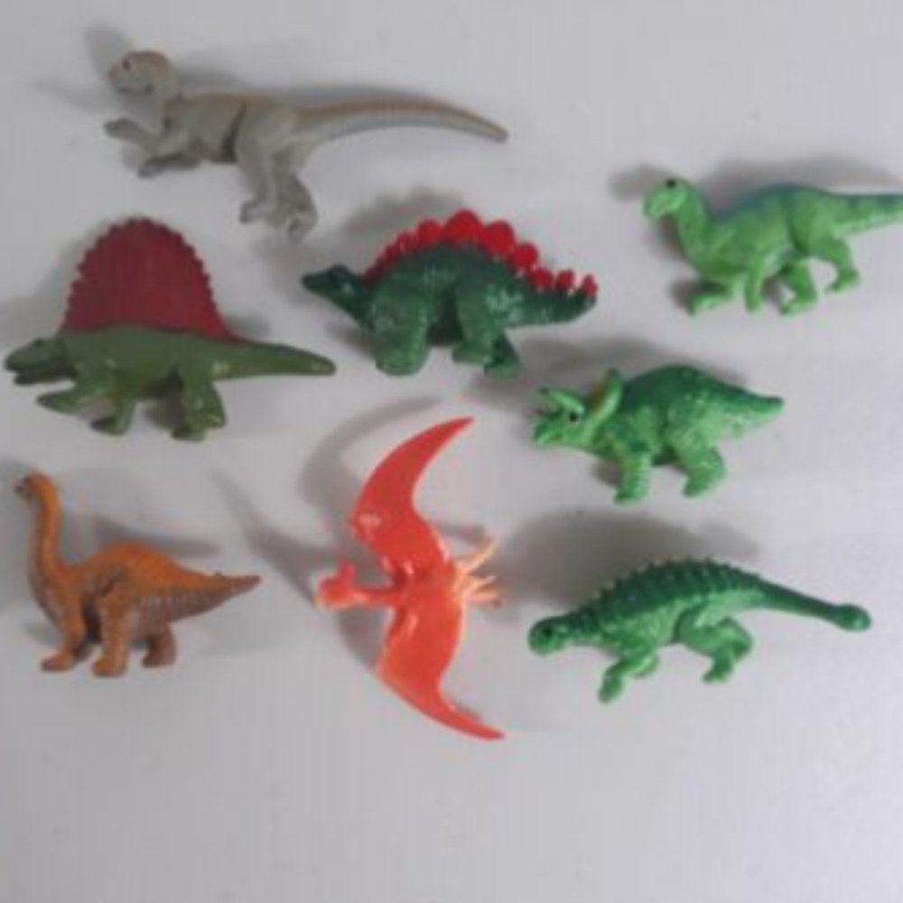 Dinosaur Figures Toy Plastic Lot Of 9 Please Look At Pictures - Picture 11 of 11